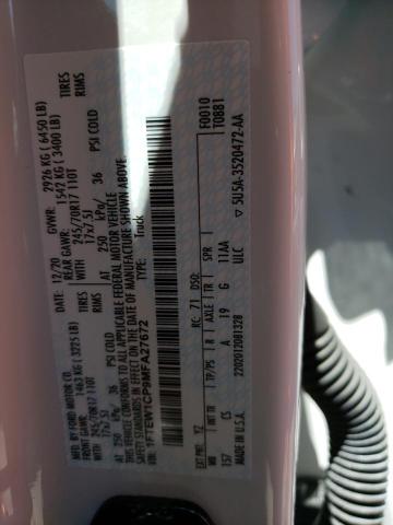 1FTEW1CP9MFA27672 Ford F150 Supercrew