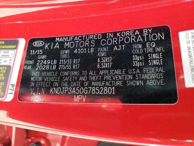 KNDJP3A50G7852801 KIA SOUL +