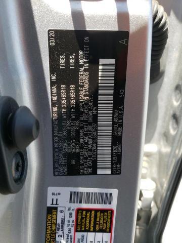 VIN 5TDZZRAH9LS507597 2020 Toyota Highlander, L no.12