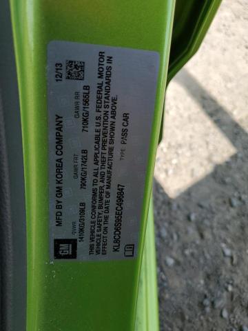 KL8CD6S95EC496847 Chevrolet SPARK 1LT
