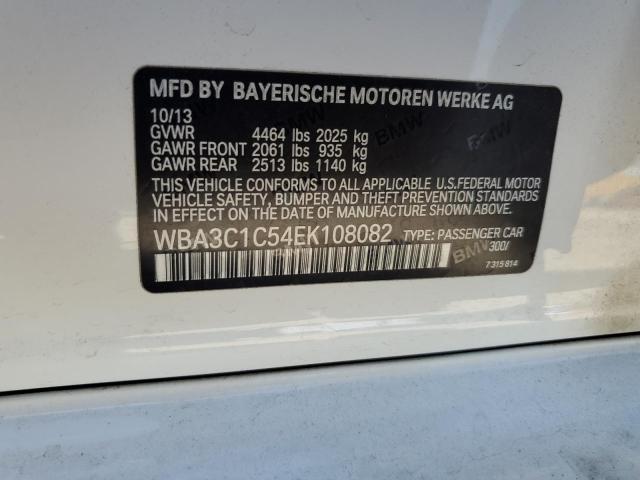 WBA3C1C54EK108082 BMW 328 I Sulev