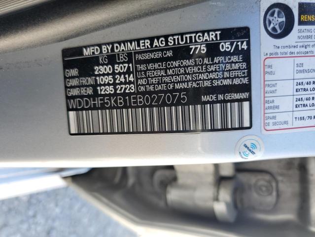 WDDHF5KB1EB027075 2014 MERCEDES-BENZ E-CLASS - Image 12