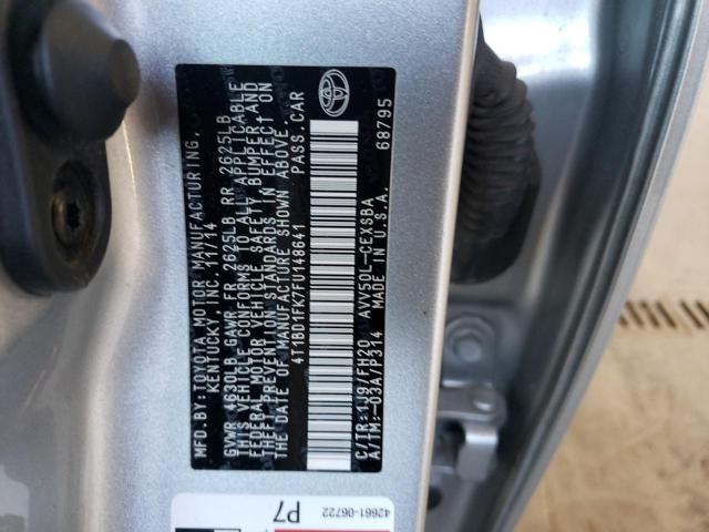 4T1BD1FK7FU148641 Toyota CAMRY HYBRID