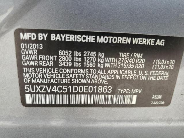 5UXZV4C51D0E01863 2013 BMW X5 - Image 13