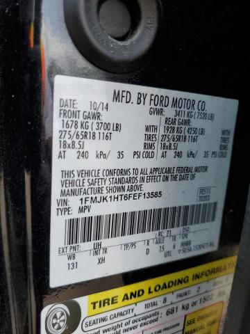 1FMJK1HT6FEF13585 Ford Expedition El Xlt