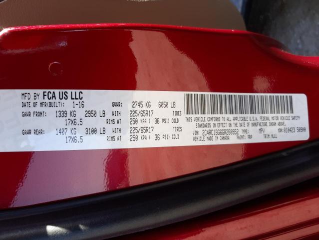 2C4RC1BG6GR260952 Chrysler Town & Country Touring