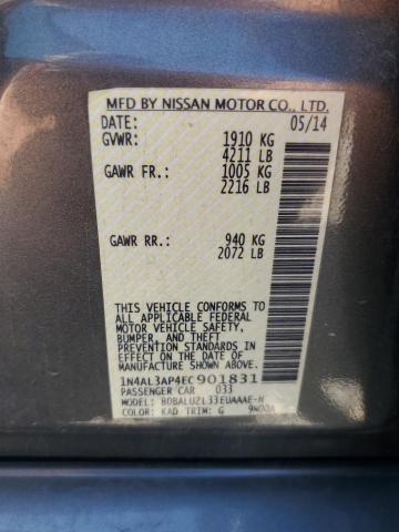 1N4AL3AP4EC901831 Nissan ALTIMA 2.5