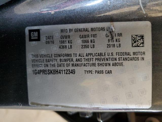 1G4PR5SK8H4112349 Buick Verano Sport Touring
