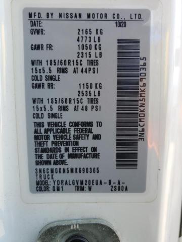 3N6CM0KN5MK690365 Nissan NV200 2.5S