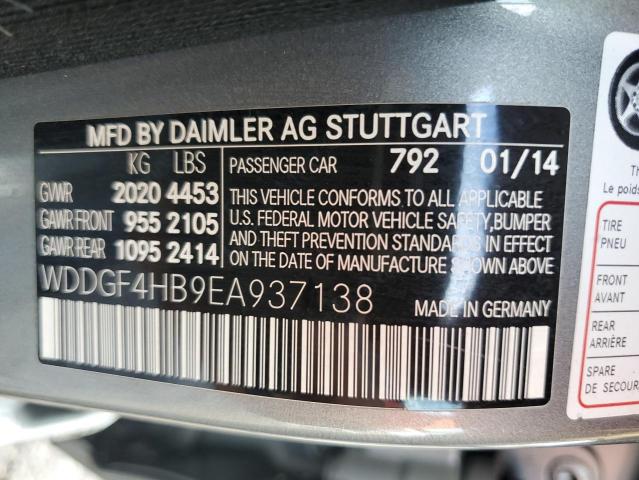 WDDGF4HB9EA937138 2014 MERCEDES-BENZ C-CLASS, photo no. 12