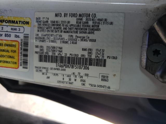 1FA6P0H78F5107306 | 2015 Ford fusion se