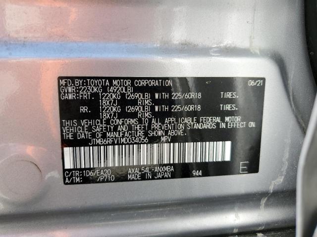 JTMB6RFV1MD034056 Toyota Rav4 Xle Premium