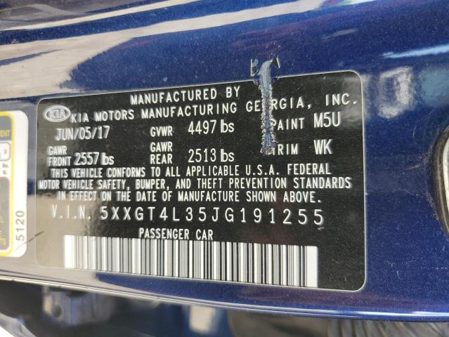 5XXGT4L35JG191255 KIA Optima Lx