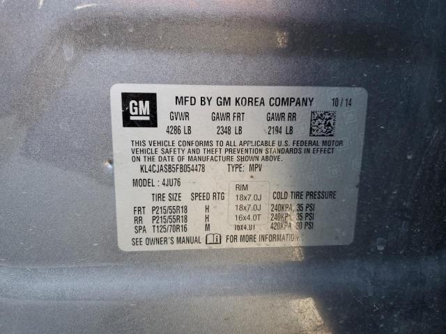 KL4CJASB5FB054478 Buick Encore
