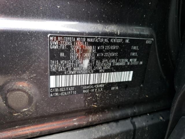 4T3RWRFV4PU089638 Toyota Rav4 Xle