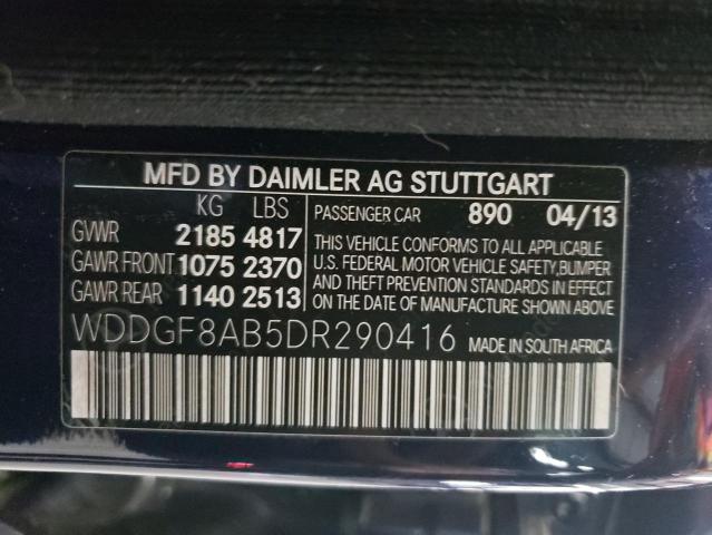 WDDGF8AB5DR290416 2013 MERCEDES-BENZ C-CLASS, photo no. 12