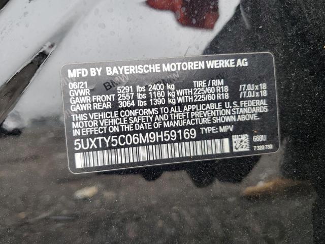 5UXTY5C06M9H59169 2021 BMW X3, photo no. 13