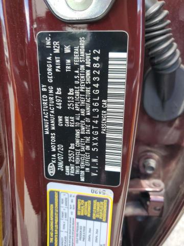 5XXGT4L36LG432842 KIA Optima Lx