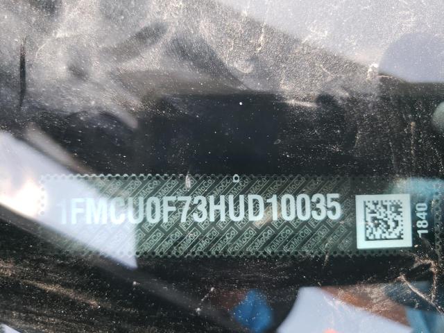 1FMCU0F73HUD10035 Ford ESCAPE S