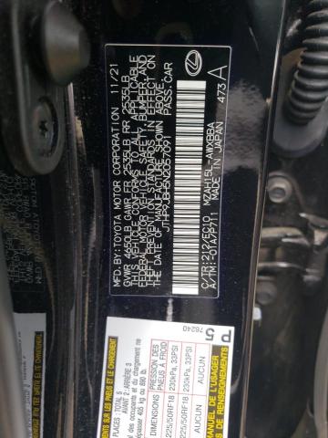 2022 LEXUS UX 250H BA JTHP9JBH5N2057091