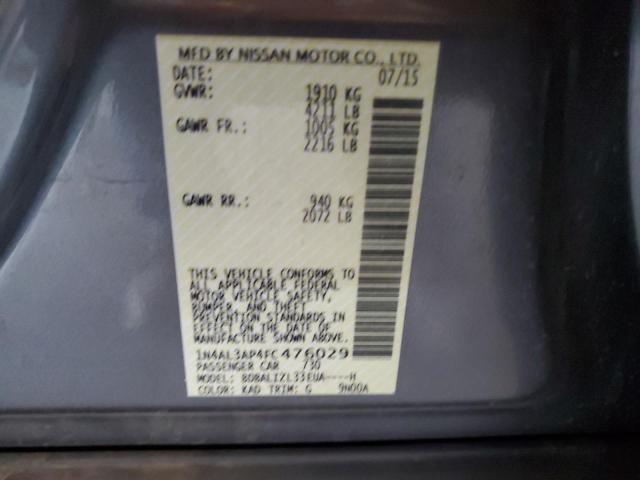 1N4AL3AP4FC476029 Nissan ALTIMA 2.5