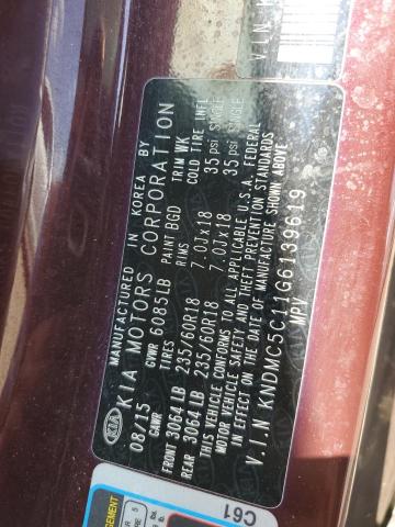 KNDMC5C11G6139619 KIA SEDONA EX