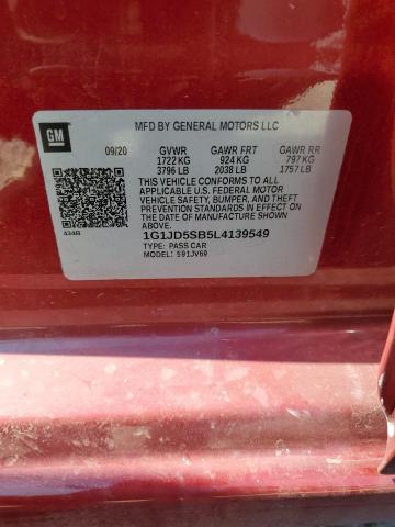 1G1JD5SB5L4139549 Chevrolet Sonic LT 12