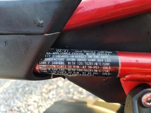 2021 KAWASAKI ZR900 F - ML5ZRDF16MDA46531