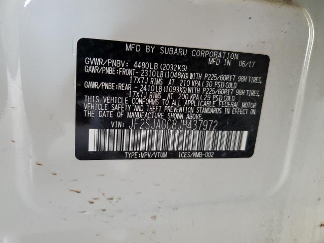 JF2SJAGC8JH437972 Subaru Forester 2.5i Premium