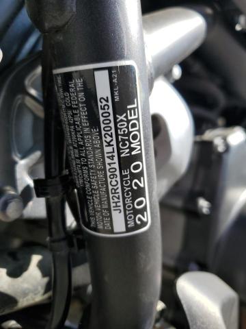 2020 HONDA NC750 X JH2RC9014LK200052