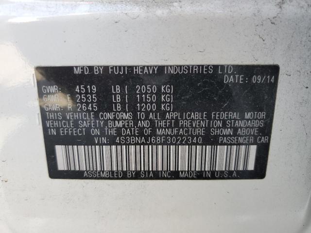 4S3BNAJ68F3022340 Subaru Legacy 2.5i Limited