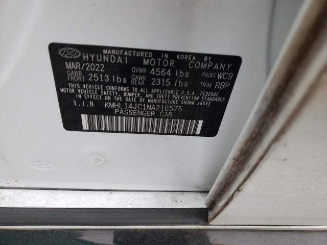 2022 HYUNDAI SONATA N L - KMHL14JC1NA216575