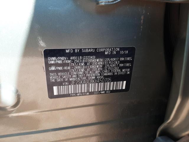 JF2SKAGC8KH450705 Subaru Forester Premium