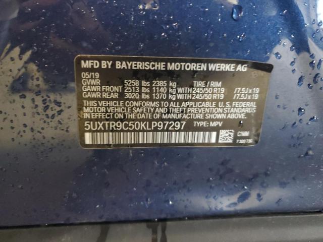 5UXTR9C50KLP97297 2019 BMW X3, photo no. 12