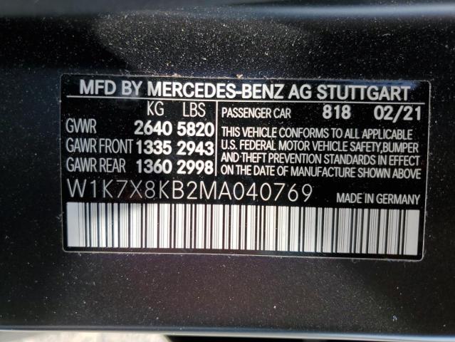 2021 MERCEDES-BENZ AMG GT 63 - W1K7X8KB2MA040769