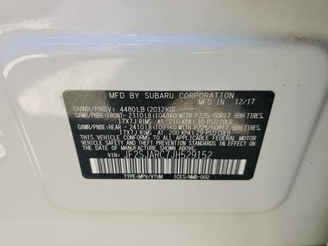 JF2SJARC7JH529152 Subaru Forester 2.5i Limited