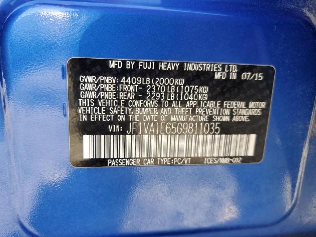 JF1VA1E65G9811035 Subaru Wrx Premium