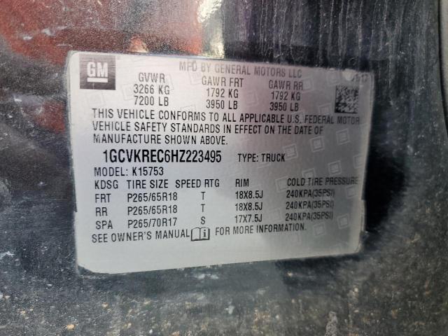 2017 CHEVROLET SILV1500 2 - 1GCVKREC6HZ223495