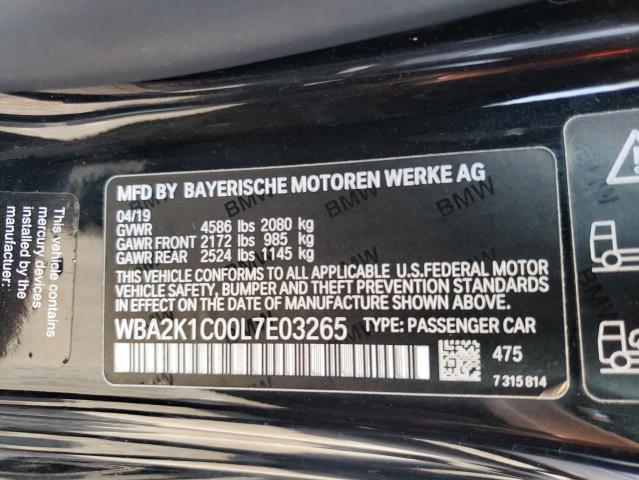 VIN WBA2K1C00L7E03265 2020 BMW 2 Series, 230XI no.12