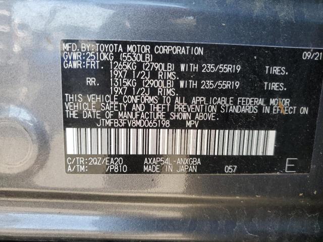 2021 TOYOTA RAV4 PRIME - JTMFB3FV8MD065198