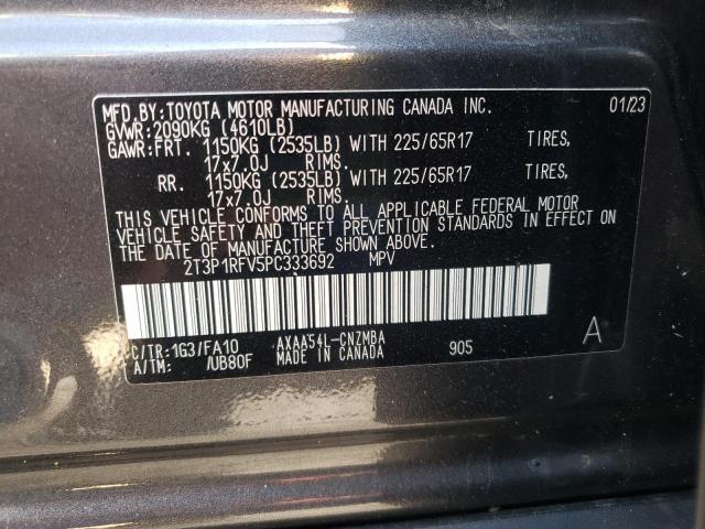 2T3P1RFV5PC333692 Toyota RAV4 XLE 14