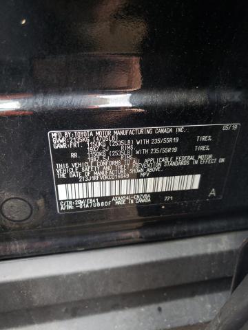 2019 TOYOTA RAV4 ADVEN - 2T3J1RFV0KC014649