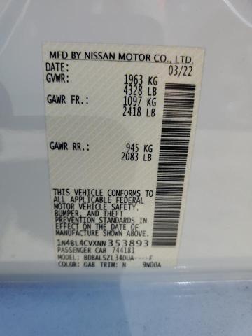 1N4BL4CVXNN353893 Nissan Altima SR 13