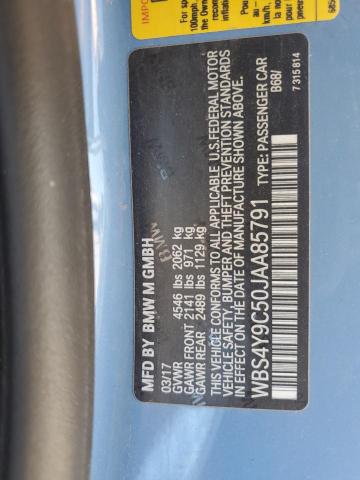 WBS4Y9C50JAA85791 BMW M4