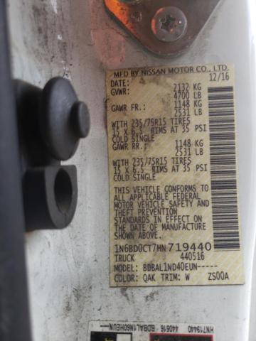 1N6BD0CT7HN719440 Nissan FRONTIER S