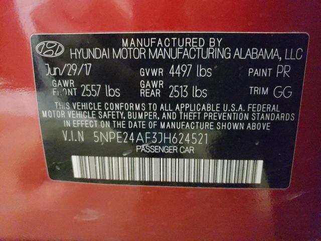2018 HYUNDAI SONATA SE - 5NPE24AF3JH624521