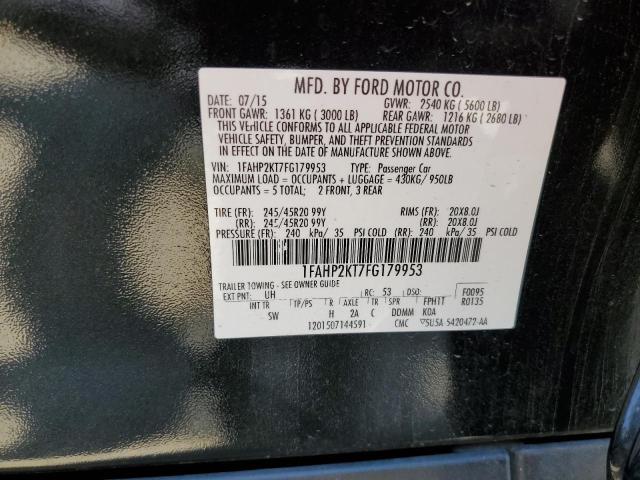1FAHP2KT7FG179953 Ford TAURUS SHO