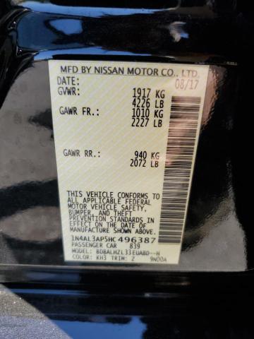 1N4AL3AP5HC496387 Nissan ALTIMA 2.5