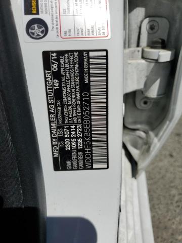WDDHF5KB5EB052710 Mercedes-Benz E 350