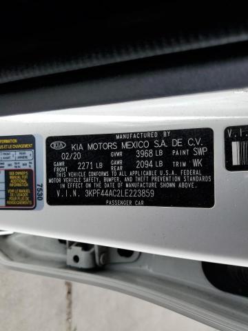3KPF44AC2LE223859 KIA FORTE GT